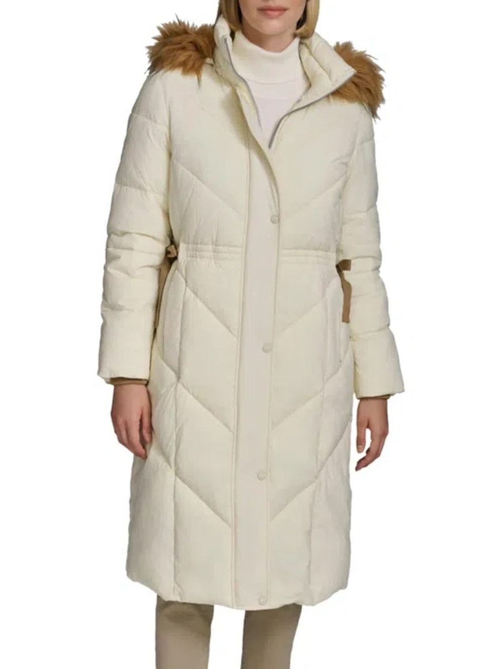 ANDREW MARC LENNOX COAT OFF WHITE - M